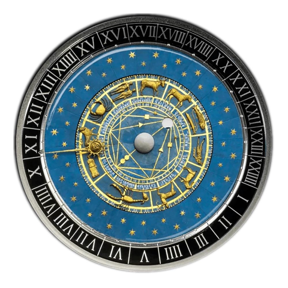 Moneda de plata 5 Euro Malta 2026 Reloj de Padua.  - 1