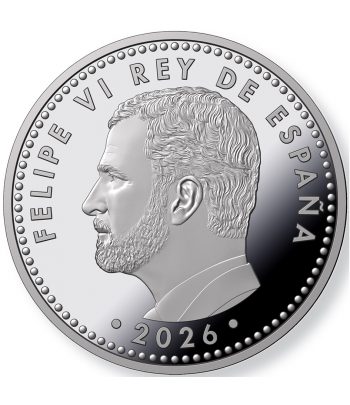 Moneda de España 5 euros 2026 Campeones Copa Mundial de la Fifa. Plata  - 2