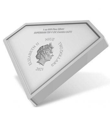 Moneda de plata Niue 2 Dollars 2021 Superman. 1 onza.  - 2