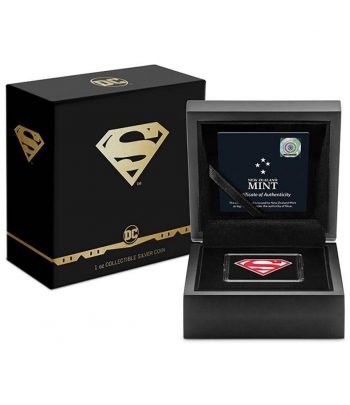 Moneda de plata Niue 2 Dollars 2021 Superman. 1 onza.  - 3
