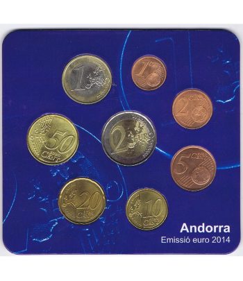 Monedas serie euros Andorra 2014  - 2