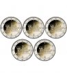 moneda 2 euros Alemania 2025 Unidad Alemana. 5 cecas  - 1