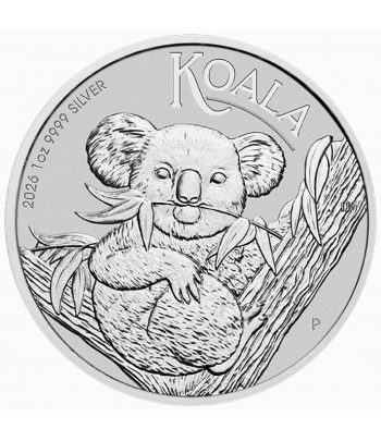 Moneda de plata 1$ Australia Koala 2026.  - 1