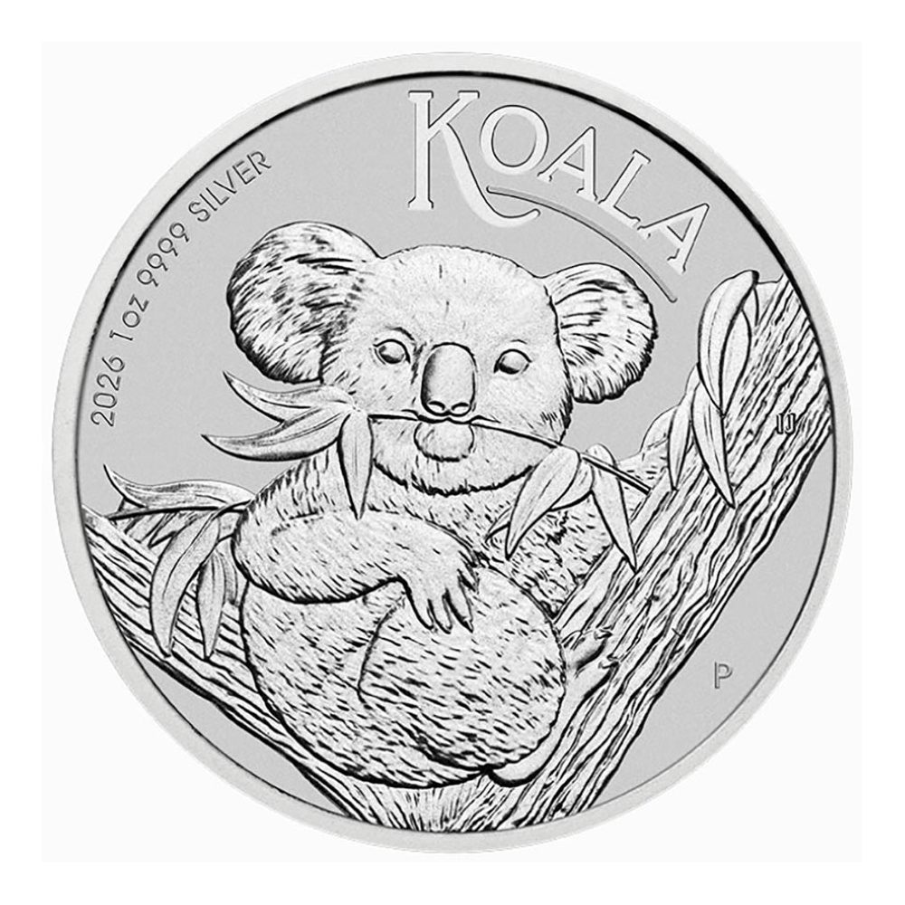 Moneda de plata 1$ Australia Koala 2026.  - 1