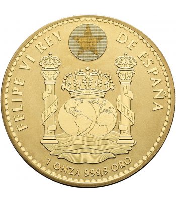 Moneda de España 1.5€ Cerdo Ibérico onza de oro 2026.  - 2