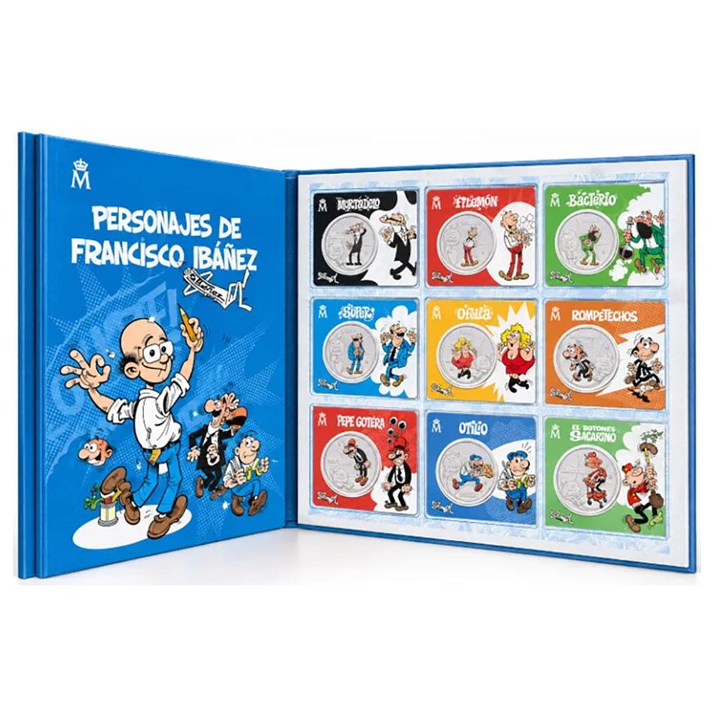 Monedas 2026 Francisco Ibañez. Colección completa.  - 1