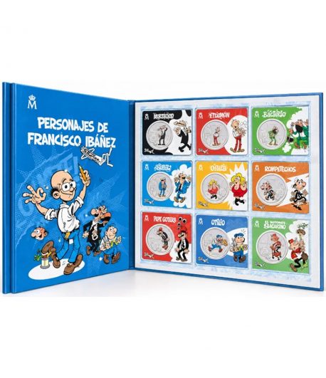 Monedas 2026 Francisco Ibañez. Colección completa.  - 1