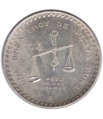 Moneda de México 1 Onza plata Pura 1980.  - 2