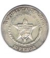 Moneda 10 pesos Cuba 1978 Ernesto Che Guevara. Plata  - 2