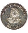 Moneda 10 pesos Cuba 1988 Tania La Guerrillera. Onza Plata.  - 1