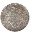 Moneda de plata Francia 50 francs 1978.  - 1