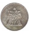 Moneda de plata Francia 50 francs 1978.  - 2