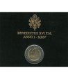 moneda conmemorativa 2 euros Vaticano 2005. Estuche Oficial.