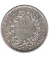 Moneda de plata Francia 10 francs 1965.  - 1