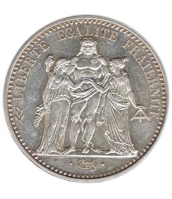 Moneda de plata Francia 10 francs 1965.  - 2