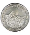 Moneda 10 pesos Cuba 1988 Asalto cuartel Moncada. Onza Plata  - 1