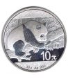 Moneda 10 yuan China Oso Panda 2016. Plata  - 1