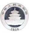 Moneda 10 yuan China Oso Panda 2016. Plata  - 2