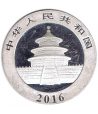 Moneda 10 yuan China Oso Panda 2016. Plata  - 2