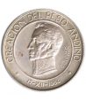 Medalla de plata Peru 1984 Simón Bolivar. Banco Minero.  - 1