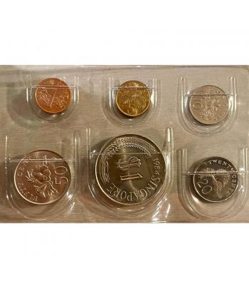 Estuche monedas Singapur y Malasia. 12 monedas  - 2