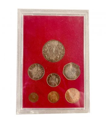 Monedas Reino Unido 1977 Jubileo Isabel II. Estuche de Cuproniquel  - 2