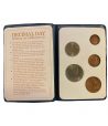 Estuche de monedas Inglaterra 5 Primeras Monedas Decimales.  - 1