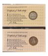 Sobres Medallísticos Grandes Británicos. 4 onzas de plata 1974  - 5