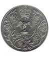 Moneda de Inglaterra 1977 Jubileo Isabel II. Niquel  - 2