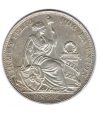 Moneda de 1 Sol Perú 1915. Plata.  - 1