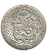 Moneda de 1 Sol Perú 1915. Plata.  - 2