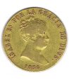 Moneda de España 80 Reales 1836 Isabel II Sevilla. Oro  - 1