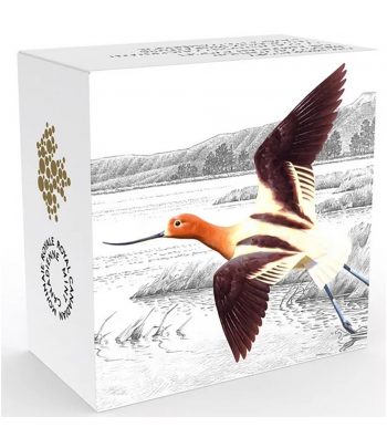 Moneda de plata Canada 20$ 2016 Avoceta Americana. Onza.  - 4