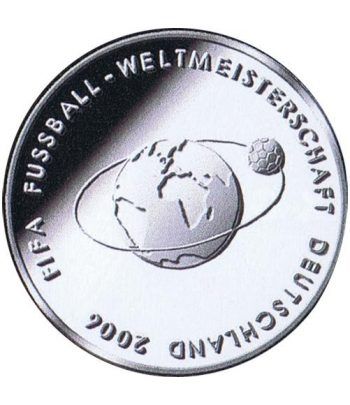 moneda Alemania 10 Euros 2004 Fifa.