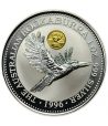 Moneda de plata 1$ Australia Kookaburra 1996. La Maja de Goya.  - 1