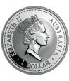 Moneda de plata 1$ Australia Kookaburra 1996. La Maja de Goya.  - 2