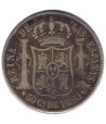 Moneda de Isabel II 50 Centavos de Peso 1868 Filipinas. Plata.  - 2