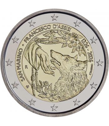 moneda 2 euros San Marino 2026 San Francisco de Asis  - 1