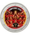 moneda 2 euros color España Campeones Fifa 2026. Color 2  - 1