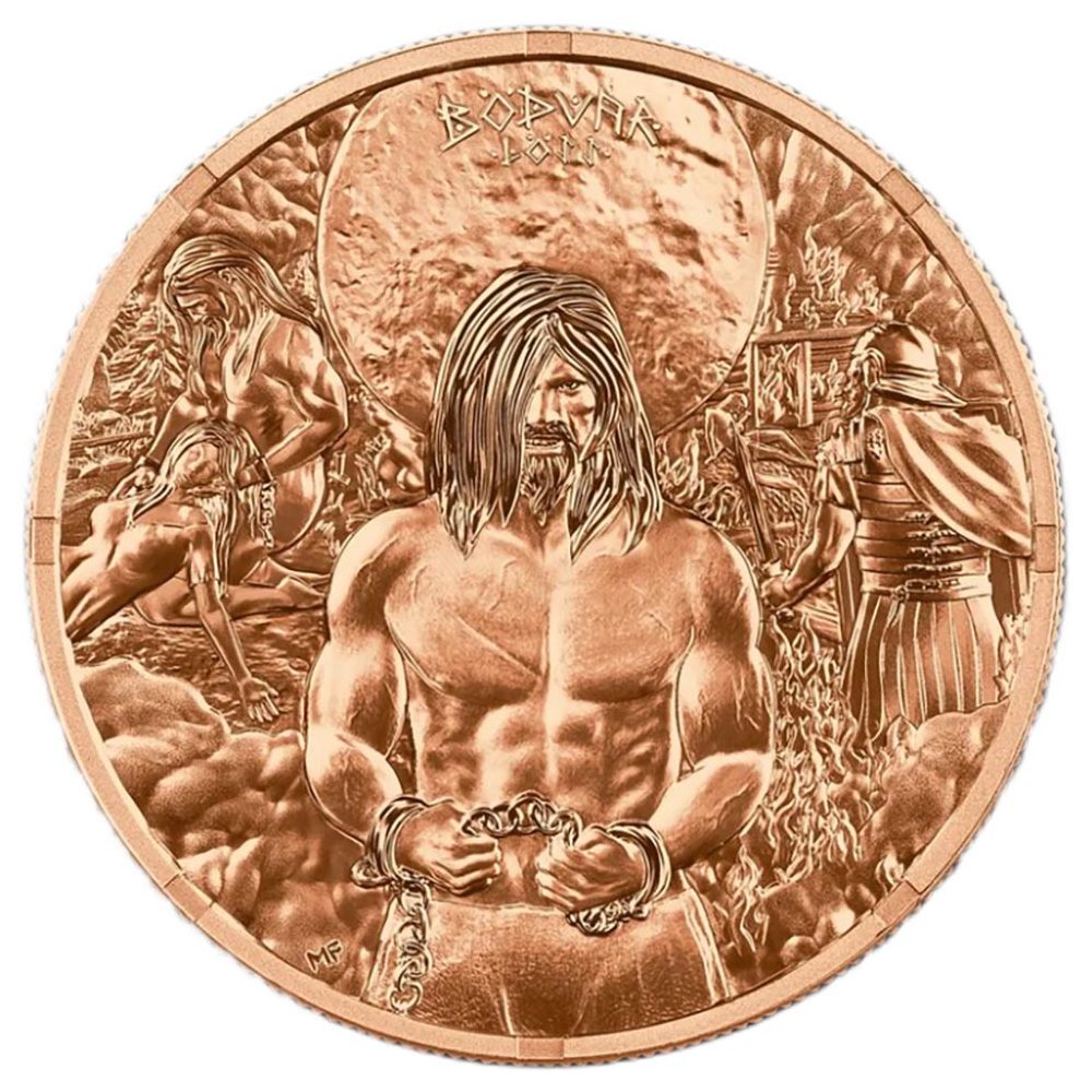 Moneda de cobre Alemania 1 Mark 2026 Bodvar.  - 1