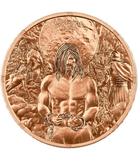 Moneda de cobre Alemania 1 Mark 2026 Bodvar.  - 1