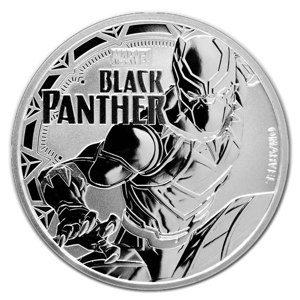 Moneda de plata 1$ Tuvalu 2018 007 James Bond. Marvel  - 1