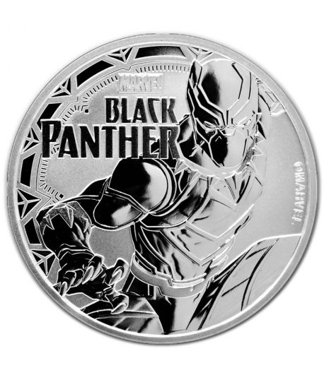 Moneda de plata 1$ Tuvalu 2018 007 James Bond. Marvel  - 1