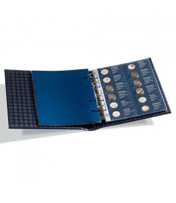 LEUCHTTURM OPTIMA 6 Albumes preimpresos monedas 2 Euros.