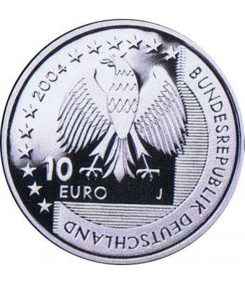 moneda Alemania 10 Euros 2004 J. Parque Wattenmeer