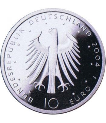 moneda Alemania 10 Euros 2004 F. Eduard Mörike.