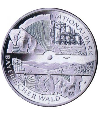 moneda Alemania 10 Euros 2005 D. Parque Selva Bávara