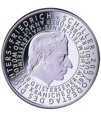 moneda Alemania 10 Euros 2005 G. Friedrich Von Schiller.