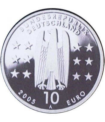 moneda Alemania 10 Euros 2005 A. Magdeburgo. Proof.