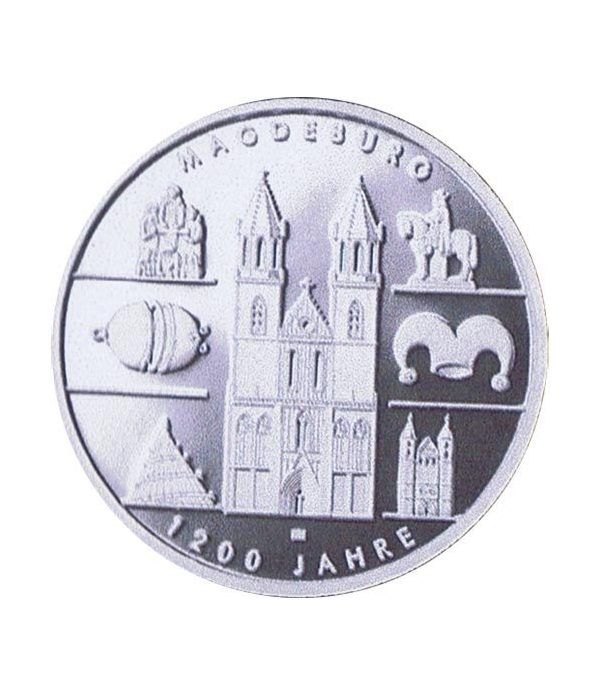 moneda Alemania 10 Euros 2005 A. Magdeburgo. Proof.